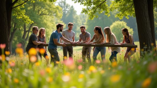 Optimiser la cohésion d'équipe avec des activités de team building en extérieur